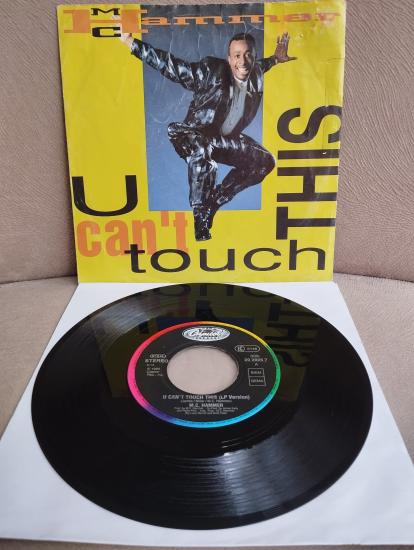 MC Hammer – U Can’t Touch This - 1990 Almanya BASIM 45 LİK PLAK