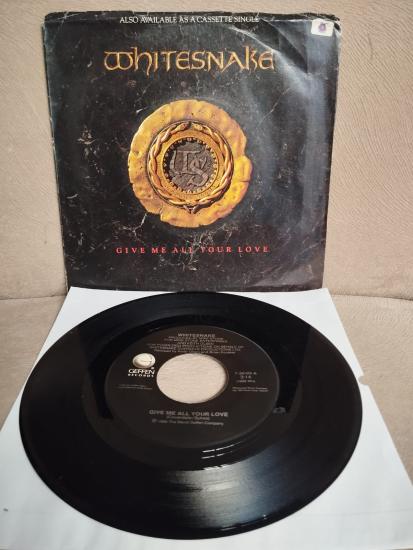 Whitesnake – Give Me All Your Love -  1988Amerika Basım  45 lik Plak