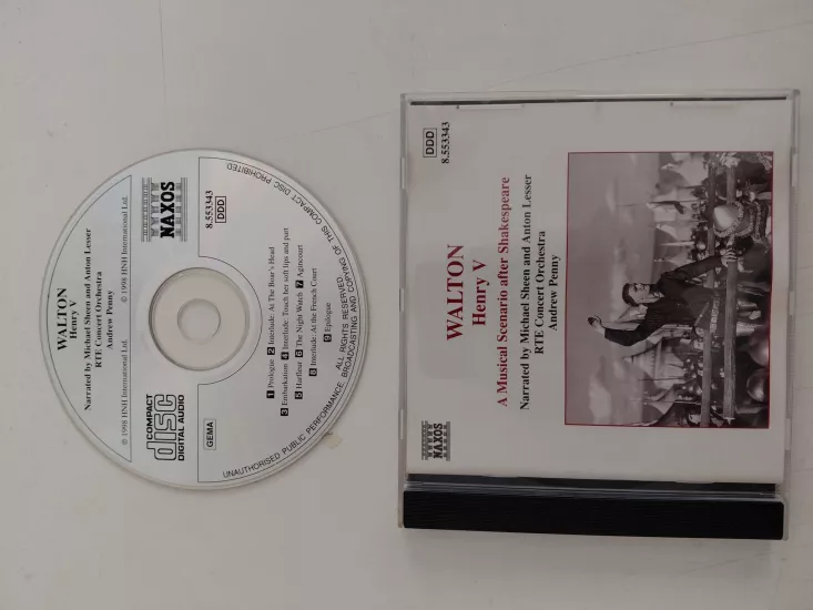 Sir William Walton – Henry V: A Musical Scenario After Shakespeare -  1998 Avrupa  Basım - CD Albüm