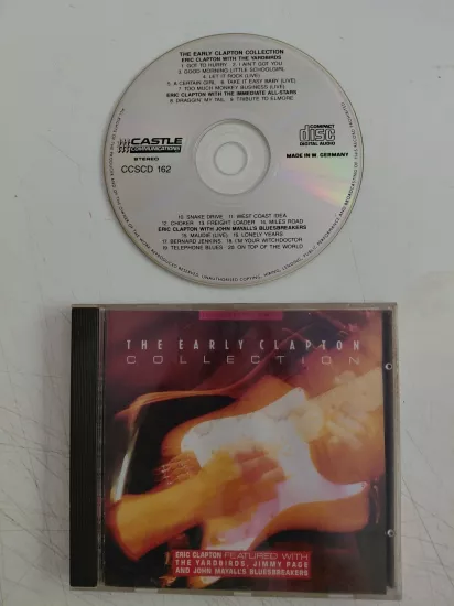 Eric Clapton Featured With The Yardbirds  (John Mayall ) – The Early Clapton Collection - 1988 İngiltere Basım CD Albüm
