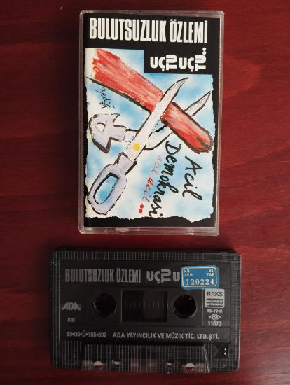 Bulutsuzluk Özlemi – Uçtu Uçtu.. -  1989  Türkiye Basım Kaset Albüm