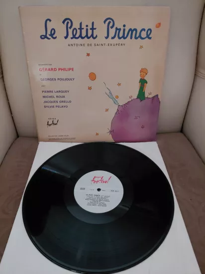 Antoine De Saint-Exupéry -  Le Petit Prince ( Küçük Prens )  - 1954  Fransa Basım 33lük LP Albüm