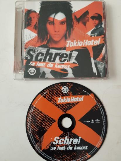 Tokio Hotel – Schrei - So Laut Du Kannst -  2006 Avrupa  Basım - 2. El CD Jewel Box, Black disc