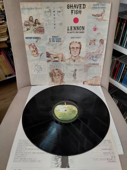 Lennon  / Plastic Ono Band  –  Shaved Fish - 1980  Japonya  Basım 33 lük  LP Plak