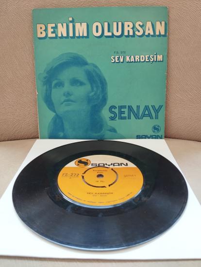 Şenay – Benim Olursan / Sev Kardeşim  - 1971 Türkiye Basım  45lik Plak