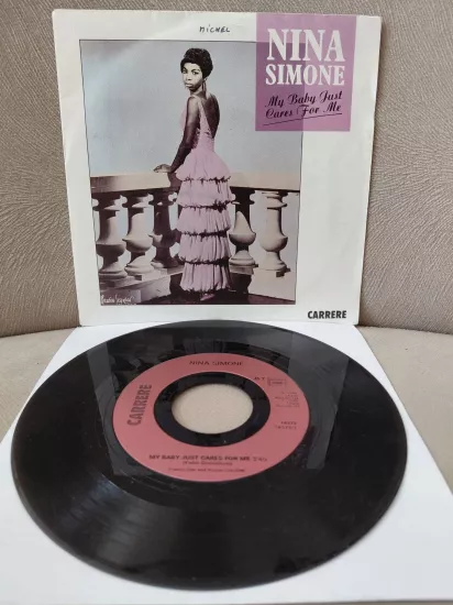 Nina Simone  –  My Baby Just Cares For Me  -  1987  Fransa Basım  45’lik  Plak