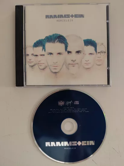 Rammstein  –  Herzeleid - 1998  Kanada  Basım CD Albüm