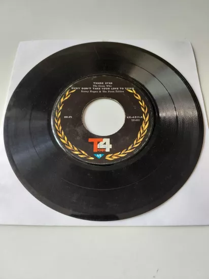 The Guess Who /	These Eyes  ‎– Simon & Garfunkel  /	The Boxer  -  İran Dönem  Basım  45’lik  Plak /Kapaksız