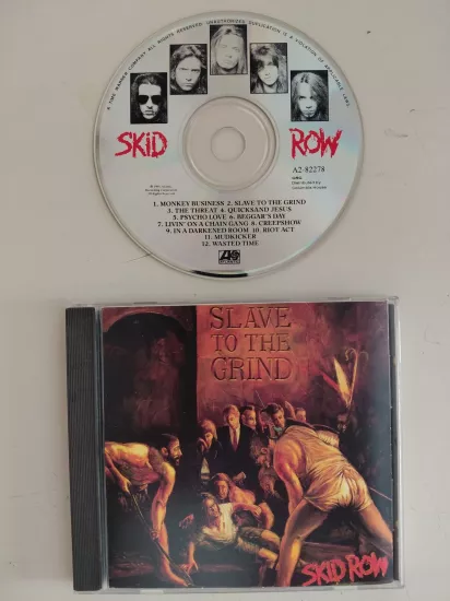 Skid Row  –  Slave To The Grind  - 1991  Kanada  Basım CD Albüm