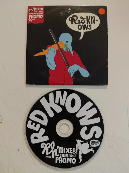 Rednose Distrikt – Rush Hour Mixed Series Vol.01 - Red Knows - 2005 Hollanda Basım  CD Albüm Mixed, Promo