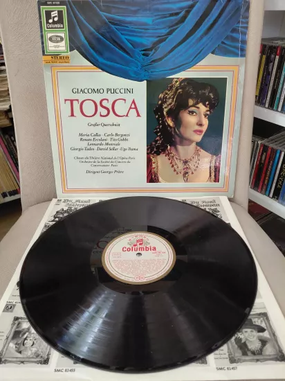 Giacomo Puccini / Maria Callas  - Tosca -  Almanya Dönem Basım 33 lük LP Plak