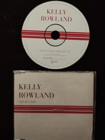 Kelly Rowland – Train On A Track - 2003 Avrupa Basım 2. El 	 CD, Single, Promo