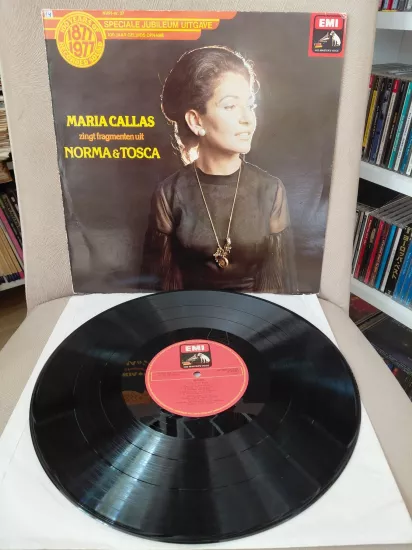 MARIA CALLAS  –  Norma & Tosca  - 1977 Hollanda  Basım 33 lük  LP Plak