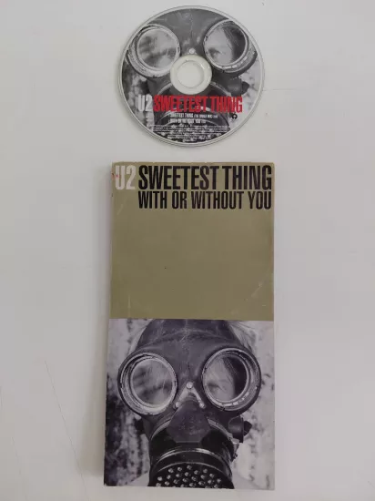 U2 ‎– Sweetest Thing (With Or Without You /Sweetest Thing) - 1998 Japonya Basım - CD  Mini Boy Single
