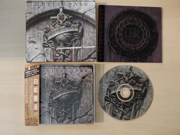 Whitesnake ‎– Restless Heart - 1997  Japonya Basım CD Albüm - Obi’li