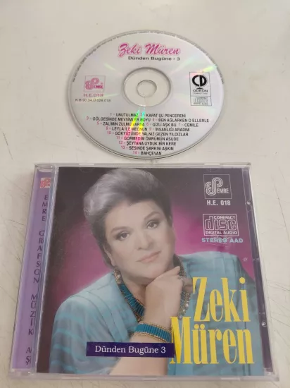 Zeki Müren – Dünden Bugüne • 3 - 1990 Türkiye  Basım CD Albüm