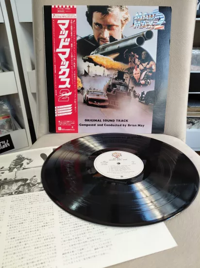 Brian May  –  Mad Max 2  -  1982  Japonya Basım LP Plak - Obi’li