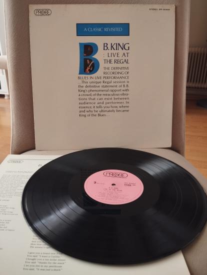 B.B. King ‎– Live At The Regal - 1972 Japonya  Basım LP Plak
