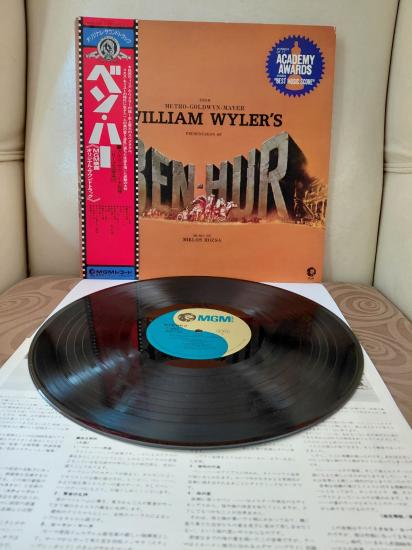 BENHUR (Soundtrack)  - Miklos Rozsa - 1982 Japonya Basım  LP Plak - Obi’li