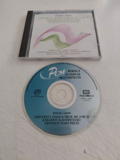Frederic Chopin  – Concerto F. Piano & Orch. No. 2 Op. 21 & Beliebte Klavierstücke - 1996 Avrupa Basım CD Albüm