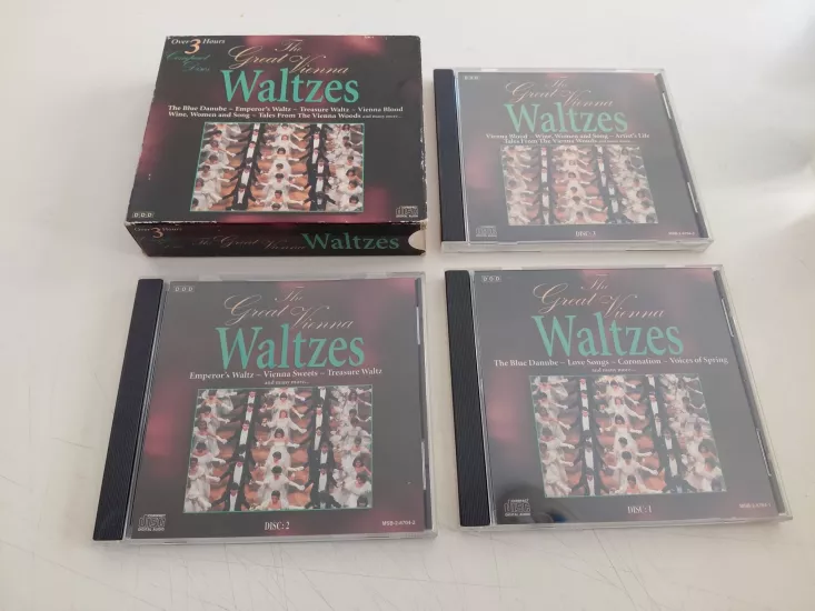 The Great Vienna Waltzes  -  1994   Kanada  Basım - 3xCD Box Set