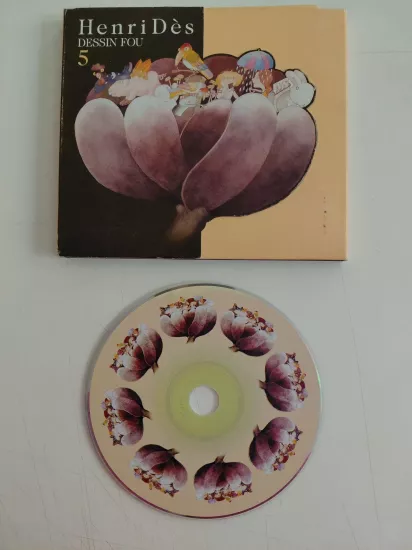 Henri Dès ‎– Dessin Fou - 5 -  1999  Fransa Basım CD Albüm