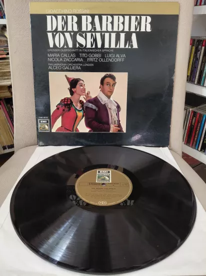 Gioacchino Rossini  / Maria Callas  -  Der Barbier Von Sevilla -  Almanya Dönem Basım 33 lük LP Plak