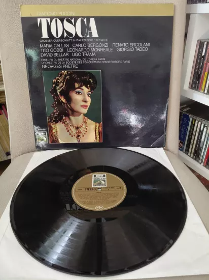 Giacomo Puccini / Maria Callas  - Tosca -  Almanya Dönem Basım 33 lük LP Plak