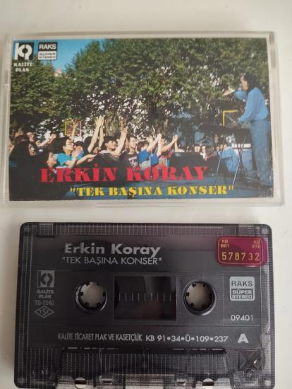 Erkin Koray ‎– Tek Başına Konser  -  1991 Türkiye Basım Kaset Albüm