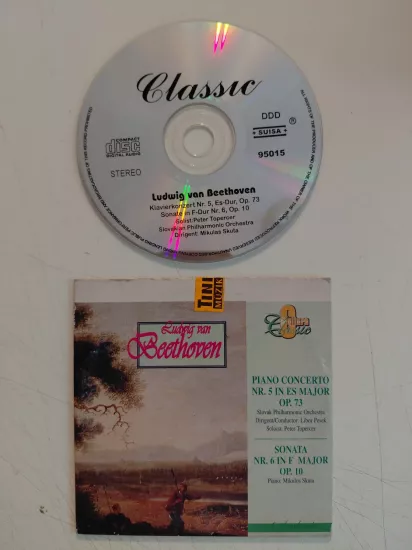 Beethoven  - Piano Concerto Nr.5 /Sonata Nr.6  - Avrupa Basım  CD Albüm