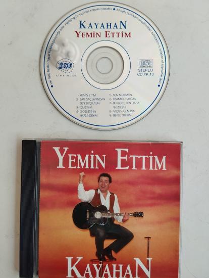 Kayahan ‎– Yemin Ettim - 1991 Türkiye Basım 2. El  CD Albüm