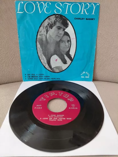 Chirley Bassey / Julie Felix / Lynn Anderson / Stephen Stills – Love Story - İran Dönem Basım  45’lik Plak