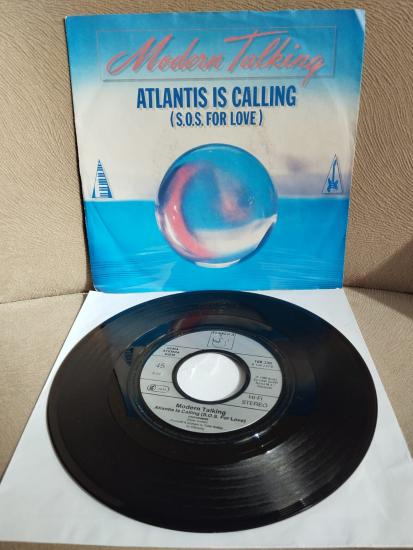 MODERN TALKING – Atlantis Is Calling (S.O.S. For Love)  - 1986 Almanya Basım 45 LİK PLAK