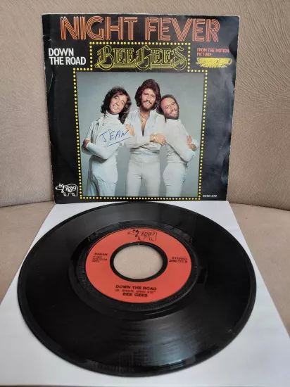 Bee Gees  – Night Fever - 1978  Belçika  Basım 45’lik Plak