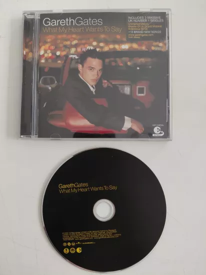 Gareth Gates – What My Heart Wants To Say - 2002 İngiltere Basım CD Albüm