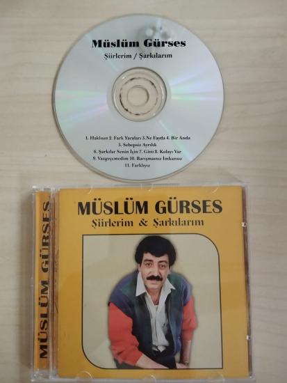 Müslüm Gürses –  Şarkılarım / Şiirlerim -  Türkiye Basım -CD Albüm