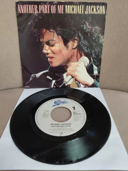 MICHAEL JACKSON -  Another Part Of Me  - 1988  Avrupa Basım  45lik Plak