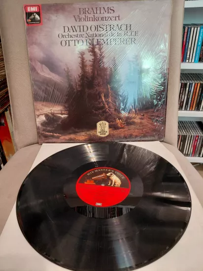 Brahms / David Oistrach – Violinkonzert – Almanya Basım 33 lük Plak - LP Albüm