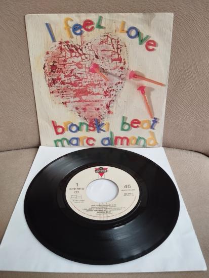 Bronski Beat, Marc Almond – I Feel Love  - 1985  Hollanda Basım 45lik Plak