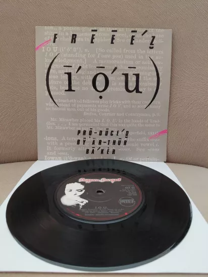 Freeez  –  I.O.U.  - 1983  İngiltere Basım 45’lik  Plak