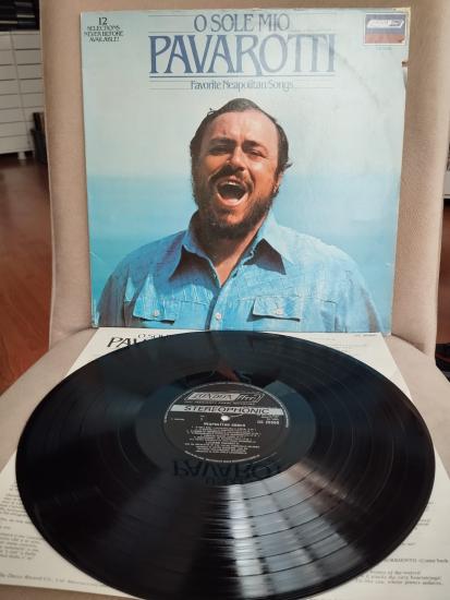 PAVAROTTI – O Sole Mio Favorite Neapolitan Songs - 1983  Hollanda Basım Albüm - LP Plak