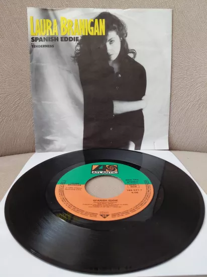 Laura Branigan  –  Spanish Eddie b/w Tenderness -  1985  Almanya Basım 45 lik Plak