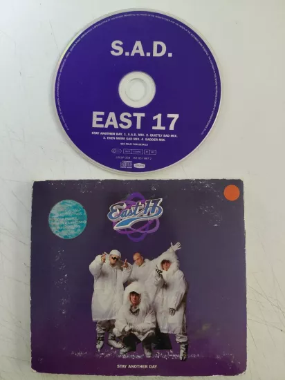 East 17 – Stay Another Day - 1994 Avrupa Basım CD  Single (Posterli)