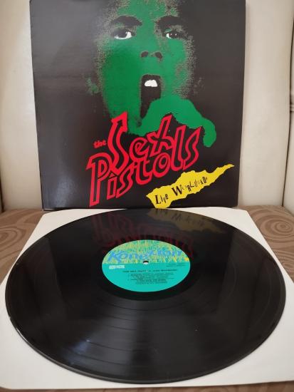 The Sex Pistols  – Live Worldwide - 1985  Belçika Basım LP Plak Albüm