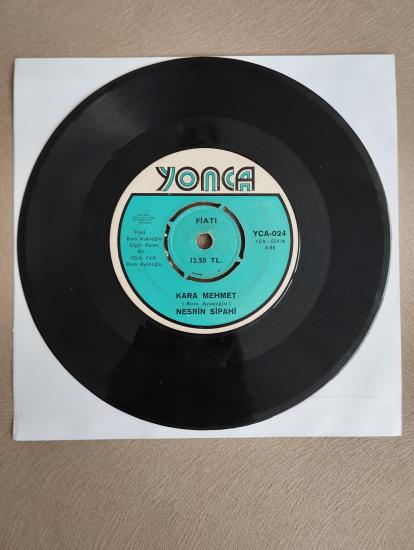Nesrin Sipahi – Kara Mehmet / Yunus -  1971 Türkiye Basım 45 lik Plak