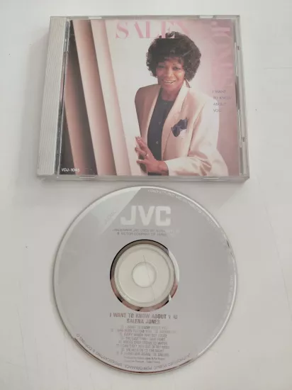 Salena Jones  – I Want To Know About You – 1986 Japonya Basım - CD Albüm