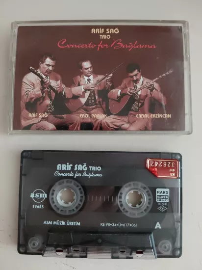 Arif Sağ Trio  –  Concerto For Bağlama  - 1998  Türkiye Basım Kaset Albüm