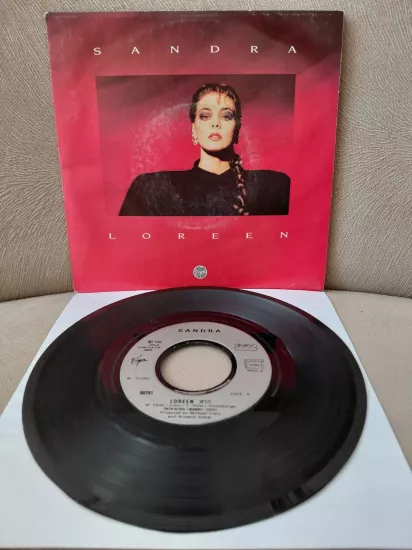 SANDRA  -  Loreen  -  1986  Fransa Basım  45’lik  Plak