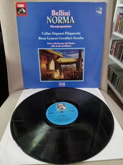 CALLAS  – Bellini - Norma - Hoogtepunten  - 1975 Hollanda  Basım 33 lük  LP Plak
