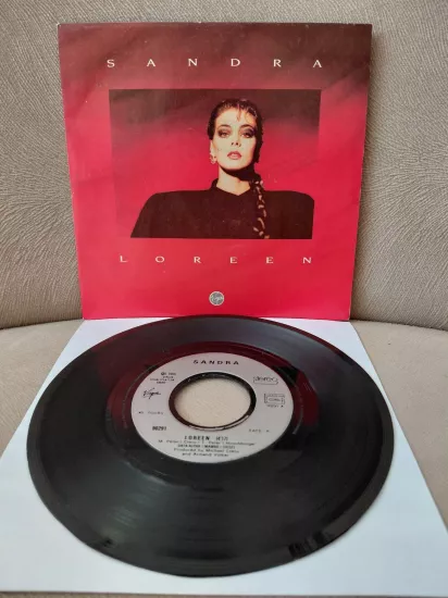 SANDRA  -  Loreen  -  1986  Fransa Basım  45’lik  Plak